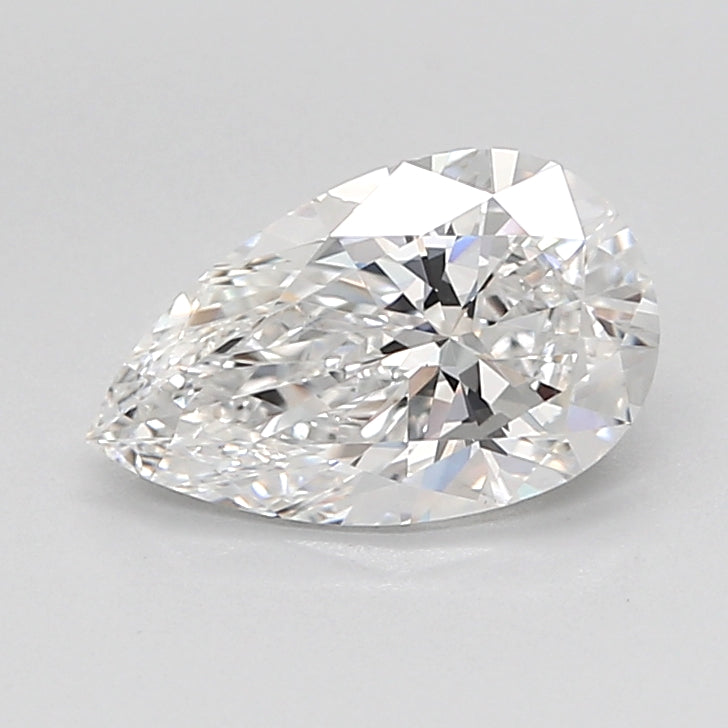 1.50 Carat Pear Shaped, Excellent Cut, D Color, VS1 Clarity, IGI Certified Lab Grown Diamond