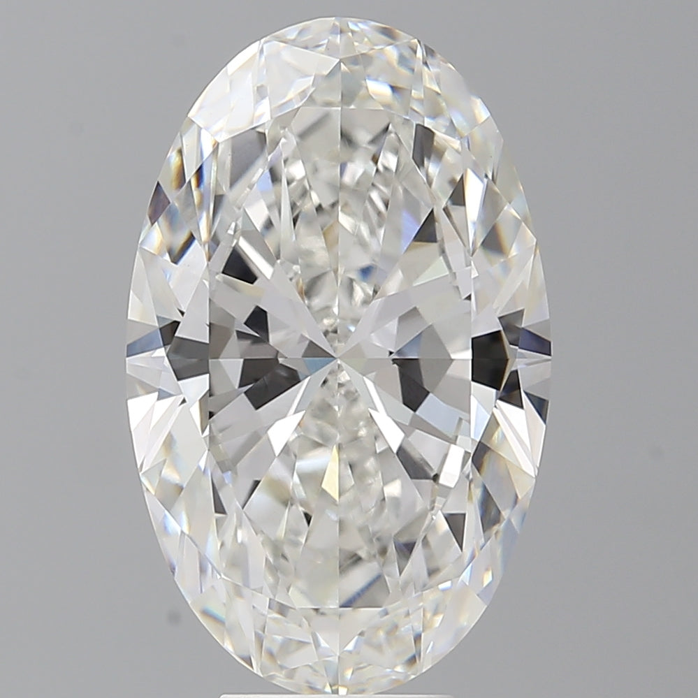 7.55 Carat Oval Shaped, Ideal Cut, F Color, VVS2 Clarity, IGI Certified Lab Grown Diamond