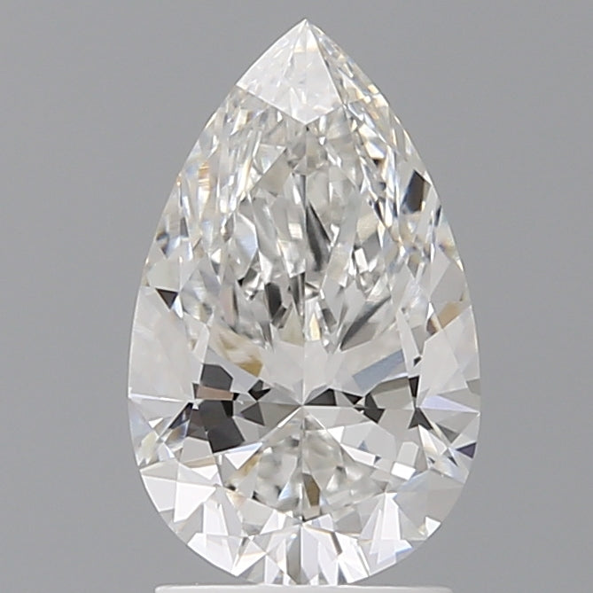 2.09 Carat Pear Shaped, Ideal Cut, F Color, VVS1 Clarity, IGI Certified Lab Grown Diamond