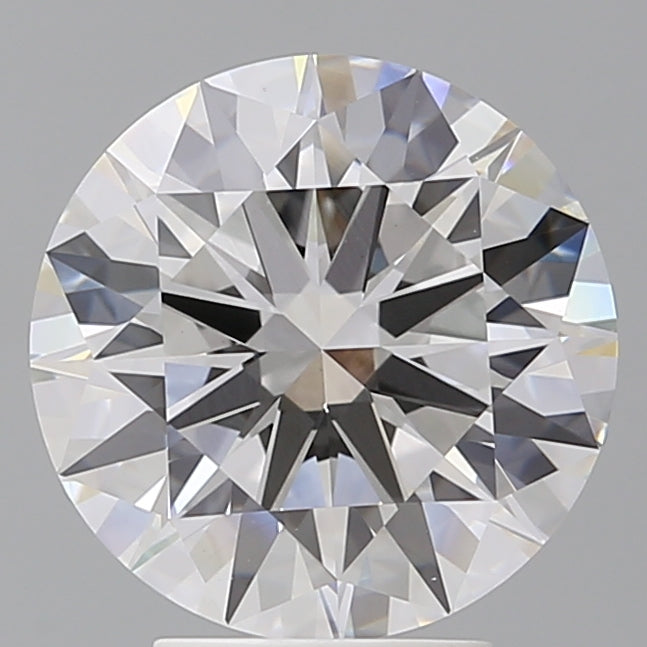 4.10 Carat Round Shaped, Ideal Cut, E Color, VVS2 Clarity, IGI Certified Lab Grown Diamond