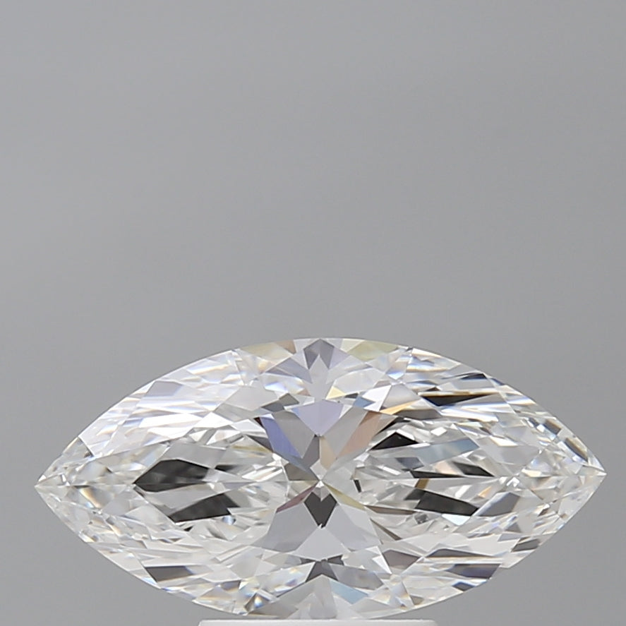 2.57 Carat Marquise Shaped, Ideal Cut, E Color, VVS2 Clarity, IGI Certified Lab Grown Diamond