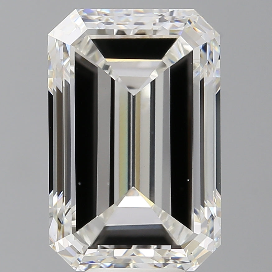 9.50 Carat Emerald Shaped, Very Good Cut, G Color, VS1 Clarity, IGI Certified Lab Grown Diamond