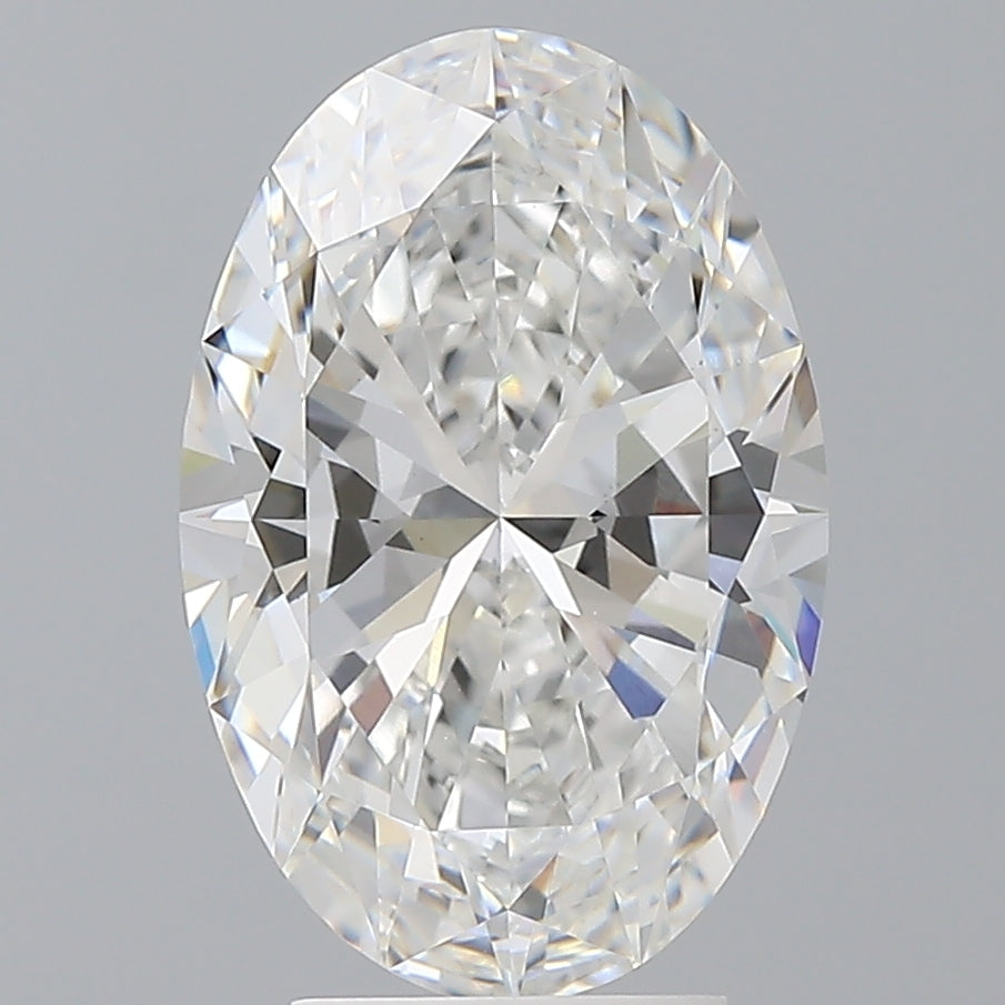 4.02 Carat Oval Shaped, Excellent Cut, E Color, VVS2 Clarity, IGI Certified Lab Grown Diamond