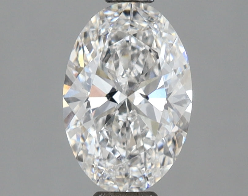 1.10 Carat Oval Shaped, Ideal Cut, D Color, VVS2 Clarity, IGI Certified Lab Grown Diamond