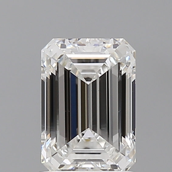 1.51 Carat Emerald Shaped, Ideal Cut, E Color, VVS2 Clarity, IGI Certified Lab Grown Diamond