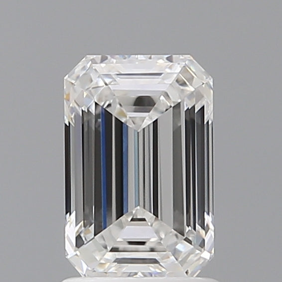 1.54 Carat Emerald Shaped, Ideal Cut, D Color, VVS2 Clarity, IGI Certified Lab Grown Diamond