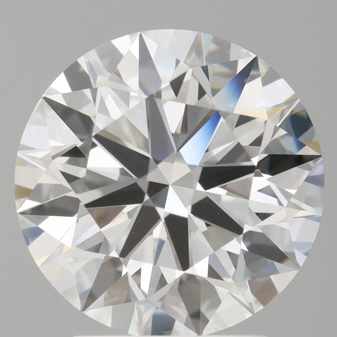 3.09 Carat Round Shaped, Ideal Cut, E Color, VVS2 Clarity, IGI Certified Lab Grown Diamond