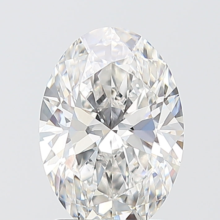 2.11 Carat Oval Shaped, Ideal Cut, F Color, VVS2 Clarity, IGI Certified Lab Grown Diamond