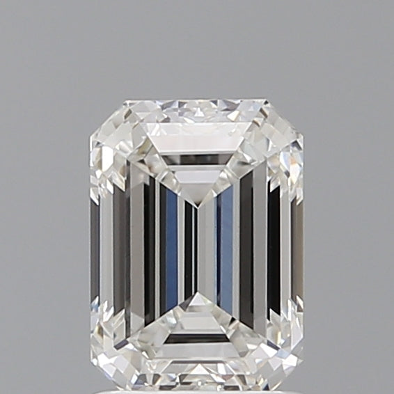 1.50 Carat Emerald Shaped, Ideal Cut, F Color, VVS2 Clarity, IGI Certified Lab Grown Diamond