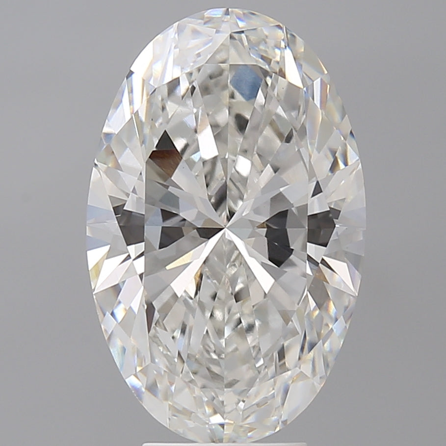 6.10 Carat Oval Shaped, Ideal Cut, F Color, VVS2 Clarity, IGI Certified Lab Grown Diamond