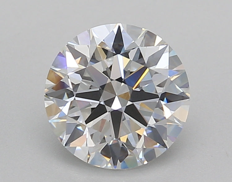 1.52 Carat Round Shaped, Ideal Cut, D Color, VVS2 Clarity, IGI Certified Lab Grown Diamond