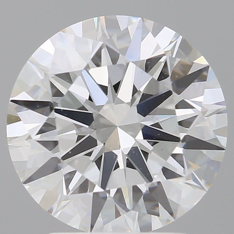 3.07 Carat Round Shaped, Ideal Cut, E Color, VVS2 Clarity, IGI Certified Lab Grown Diamond