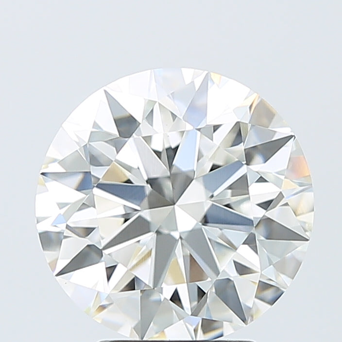 4.00 Carat Round Shaped, Ideal Cut, F Color, VVS2 Clarity, IGI Certified Lab Grown Diamond