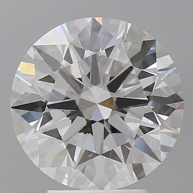 4.10 Carat Round Shaped, Ideal Cut, E Color, VVS2 Clarity, IGI Certified Lab Grown Diamond