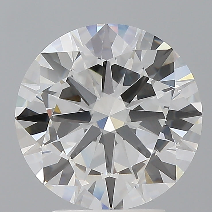 3.55 Carat Round Shaped, Excellent Cut, E Color, VVS2 Clarity, IGI Certified Lab Grown Diamond