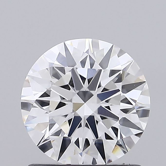 1.08 Carat Round Shaped, Ideal Cut, D Color, VVS2 Clarity, IGI Certified Lab Grown Diamond