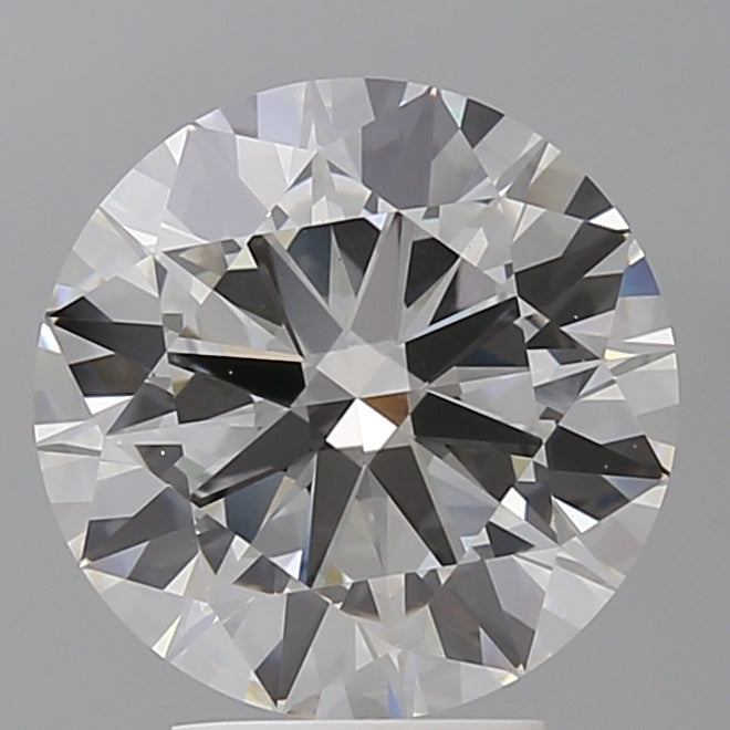 4.02 Carat Round Shaped, Ideal Cut, E Color, VVS2 Clarity, IGI Certified Lab Grown Diamond