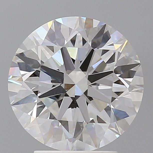 3.43 Carat Round Shaped, Ideal Cut, E Color, VVS2 Clarity, IGI Certified Lab Grown Diamond