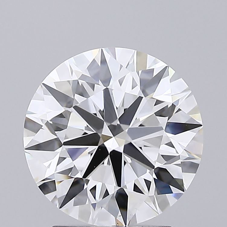 2.53 Carat Round Shaped, Ideal Cut, F Color, VS1 Clarity, IGI Certified Lab Grown Diamond