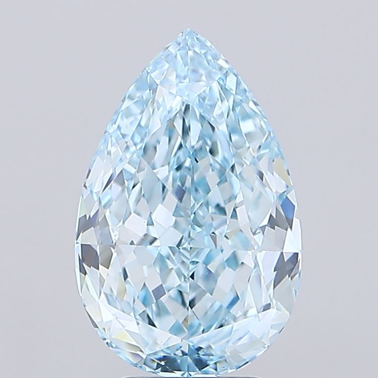 5.01 Carat Pear Shaped, Ideal Cut, VS1 Clarity, IGI Certified Lab Grown Diamond