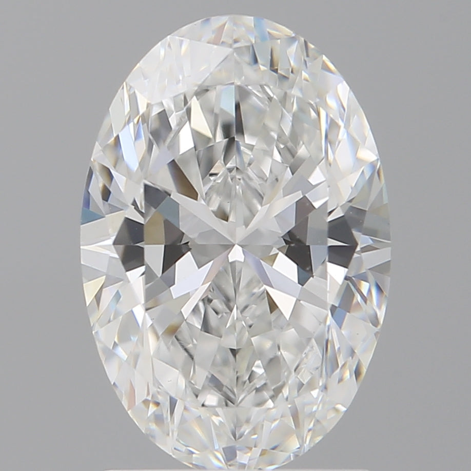 2.03 Carat Oval Shaped, Ideal Cut, E Color, VVS2 Clarity, IGI Certified Lab Grown Diamond