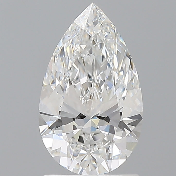 1.60 Carat Pear Shaped, Ideal Cut, E Color, VVS2 Clarity, IGI Certified Lab Grown Diamond