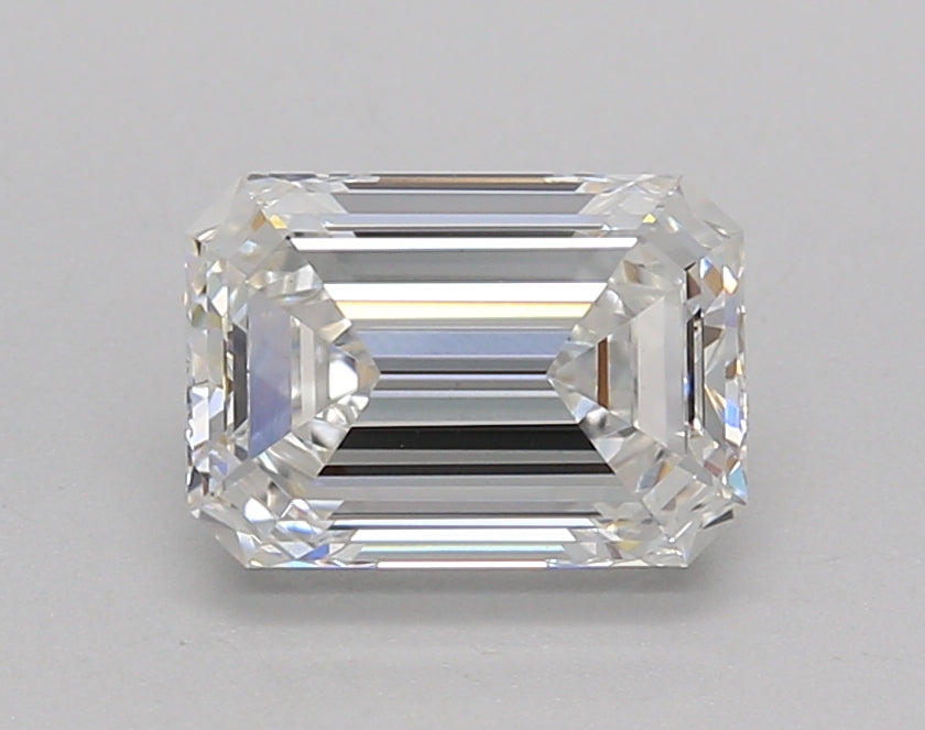 1.52 Carat Emerald Shaped, Excellent Cut, F Color, VS1 Clarity, IGI Certified Lab Grown Diamond