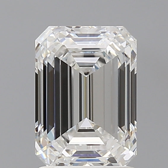 2.09 Carat Emerald Shaped, Ideal Cut, E Color, VVS2 Clarity, IGI Certified Lab Grown Diamond