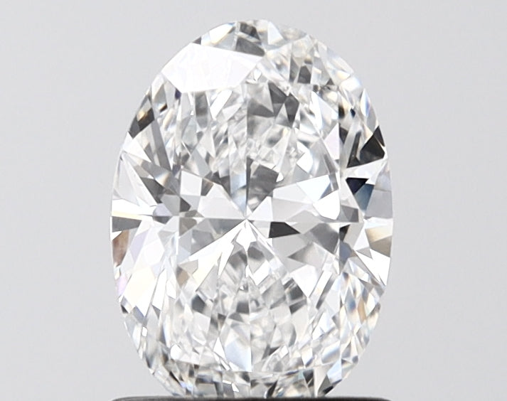 1.10 Carat Oval Shaped, Ideal Cut, D Color, VVS2 Clarity, IGI Certified Lab Grown Diamond