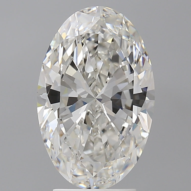 3.55 Carat Oval Shaped, Excellent Cut, F Color, VVS2 Clarity, IGI Certified Lab Grown Diamond