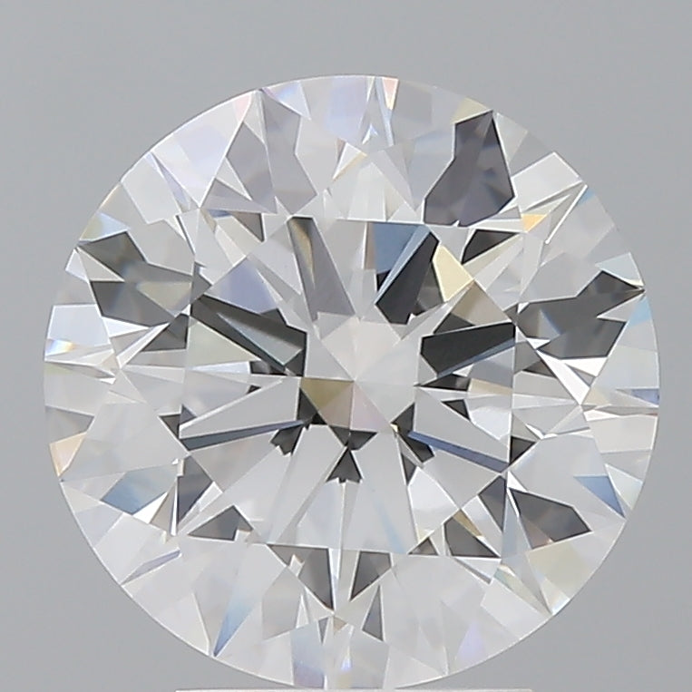 4.10 Carat Round Shaped, Ideal Cut, E Color, VVS2 Clarity, IGI Certified Lab Grown Diamond