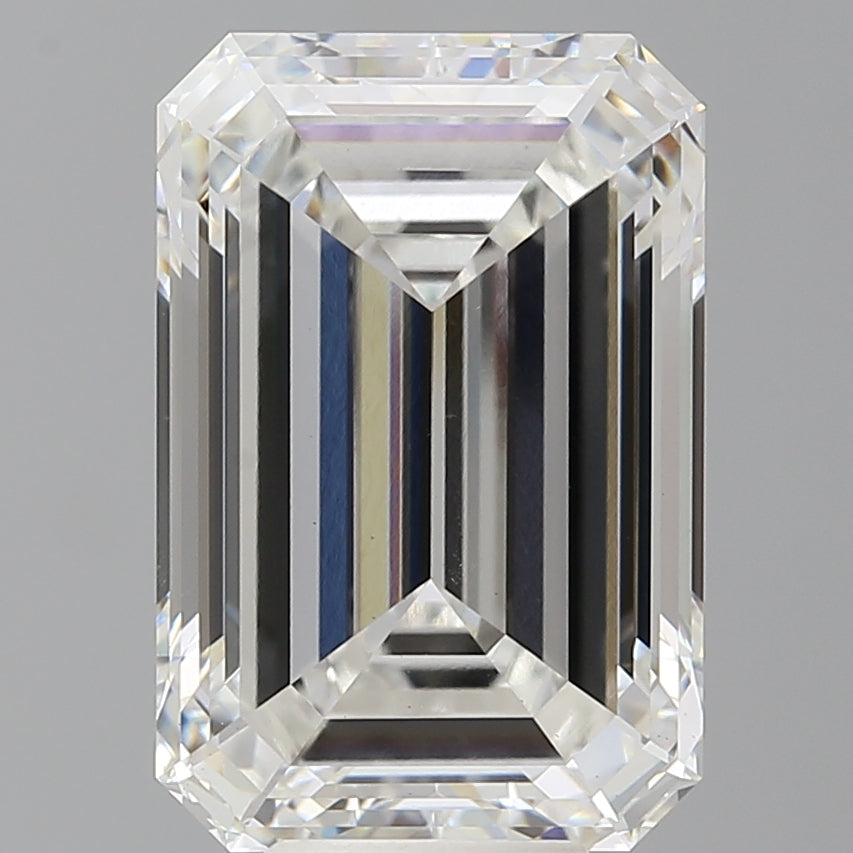 8.60 Carat Emerald Shaped, Excellent Cut, F Color, VS1 Clarity, IGI Certified Lab Grown Diamond