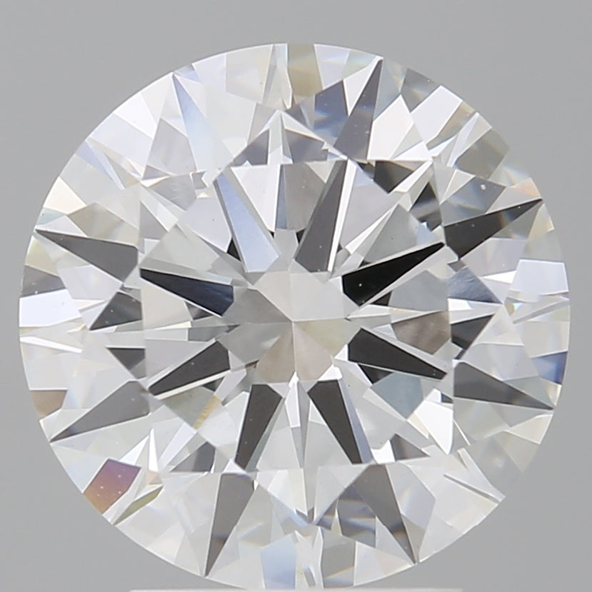 3.59 Carat Round Shaped, Ideal Cut, E Color, VVS2 Clarity, IGI Certified Lab Grown Diamond