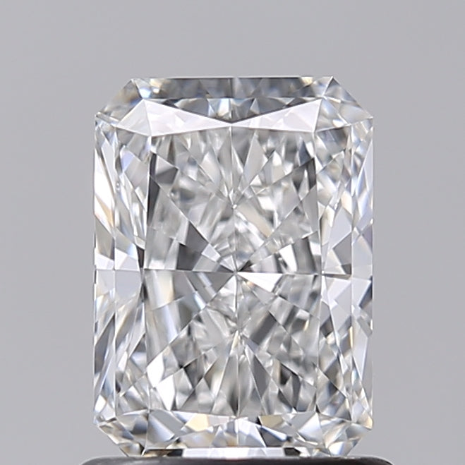 1.08 Carat Radiant Shaped, Ideal Cut, E Color, VVS2 Clarity, IGI Certified Lab Grown Diamond
