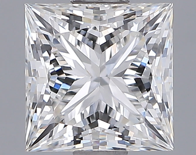 1.32 Carat Princess Shaped, Ideal Cut, F Color, VVS1 Clarity, IGI Certified Lab Grown Diamond