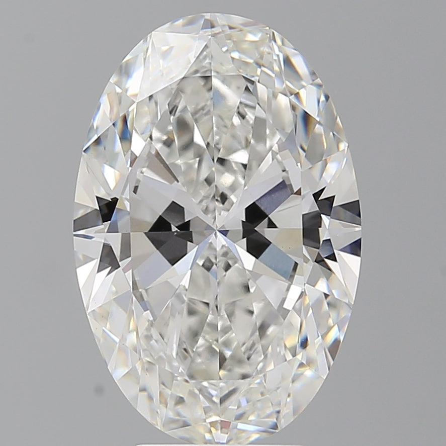 6.02 Carat Oval Shaped, Excellent Cut, F Color, VVS2 Clarity, IGI Certified Lab Grown Diamond