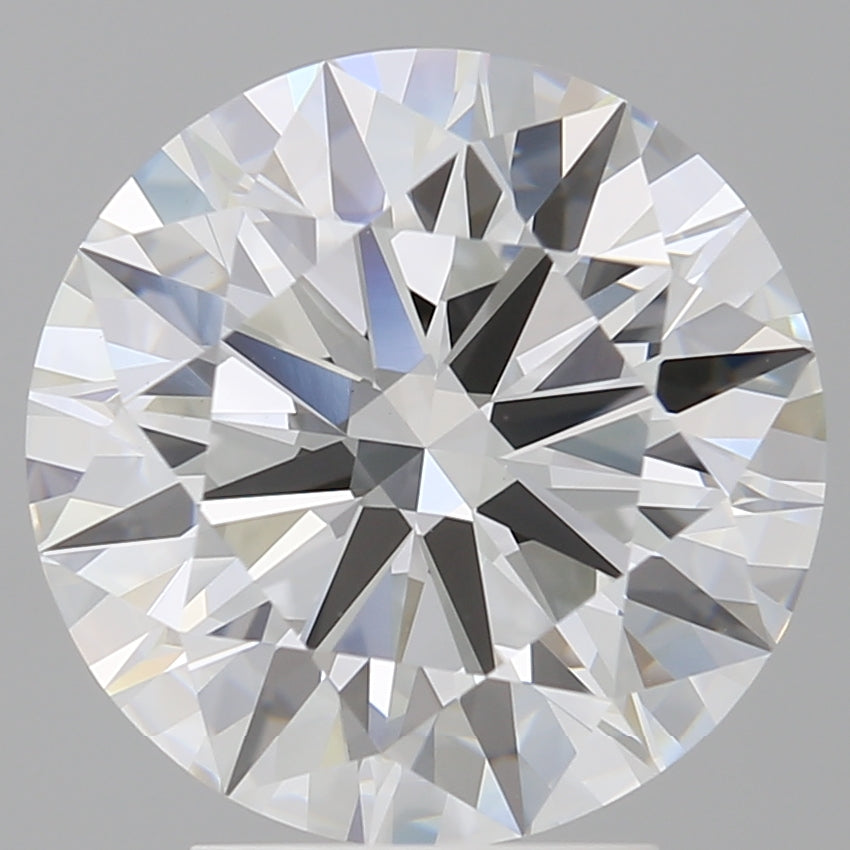 4.09 Carat Round Shaped, Ideal Cut, E Color, VVS2 Clarity, IGI Certified Lab Grown Diamond