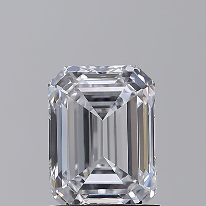 1.52 Carat Emerald Shaped, Ideal Cut, E Color, VVS1 Clarity, IGI Certified Lab Grown Diamond