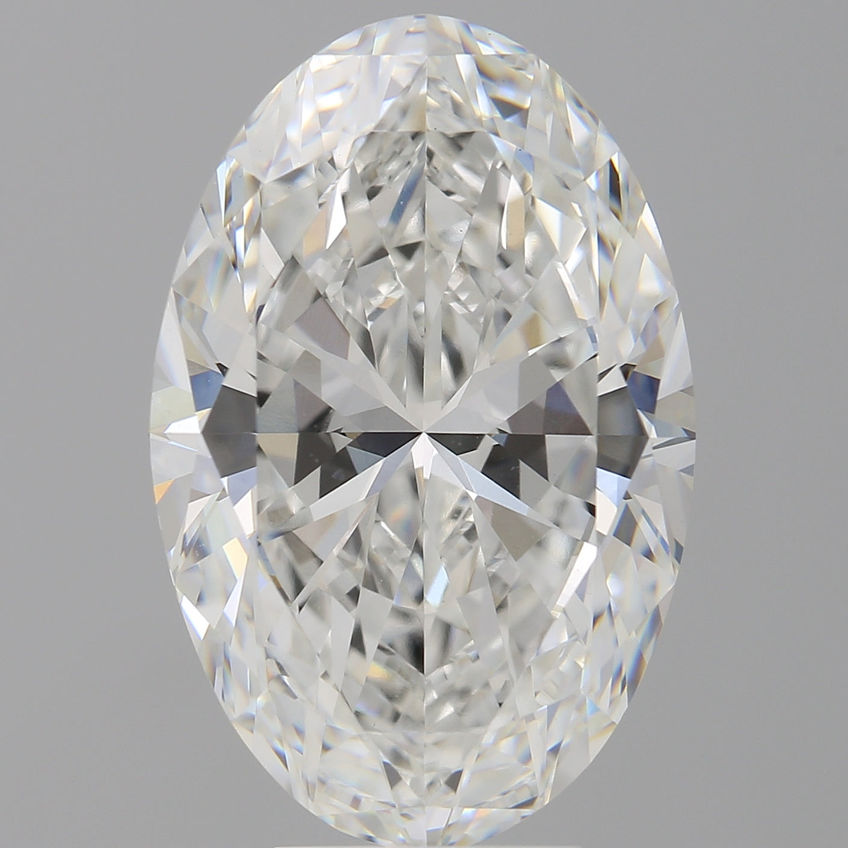 7.08 Carat Oval Shaped, Ideal Cut, F Color, VVS2 Clarity, IGI Certified Lab Grown Diamond