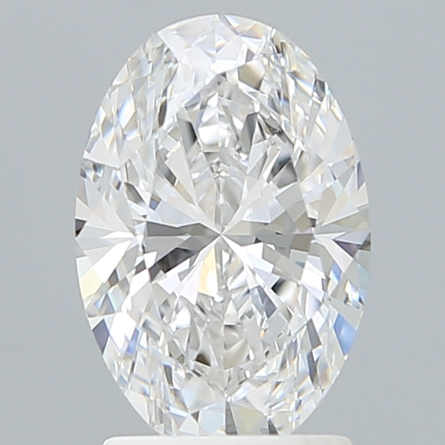 2.05 Carat Oval Shaped, Excellent Cut, D Color, VVS2 Clarity, IGI Certified Lab Grown Diamond