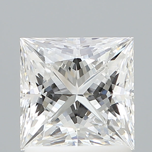 1.52 Carat Princess Shaped, Very Good Cut, D Color, VVS2 Clarity, IGI Certified Lab Grown Diamond