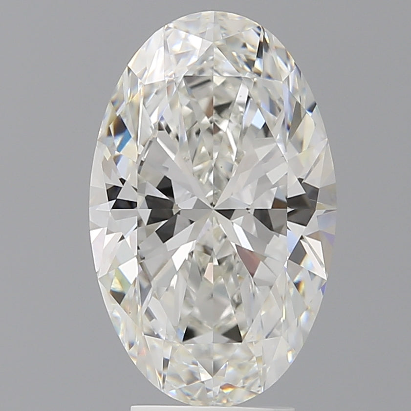 4.54 Carat Oval Shaped, Ideal Cut, F Color, VVS2 Clarity, IGI Certified Lab Grown Diamond