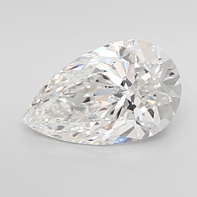 2.01 Carat Pear Shaped, Ideal Cut, E Color, VVS2 Clarity, IGI Certified Lab Grown Diamond