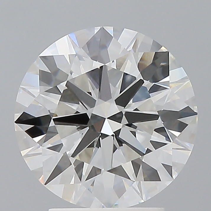 3.10 Carat Round Shaped, Ideal Cut, F Color, VVS2 Clarity, IGI Certified Lab Grown Diamond