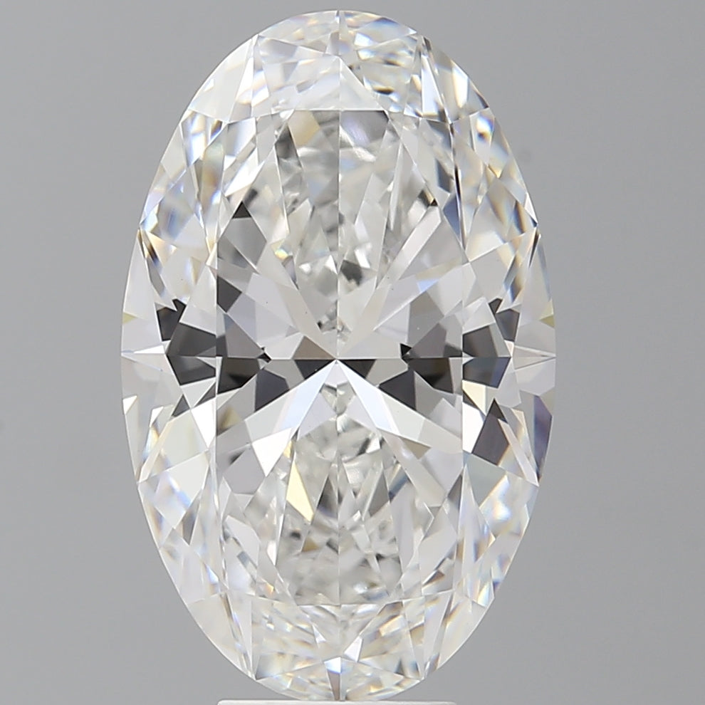 7.59 Carat Oval Shaped, Ideal Cut, E Color, VVS2 Clarity, IGI Certified Lab Grown Diamond