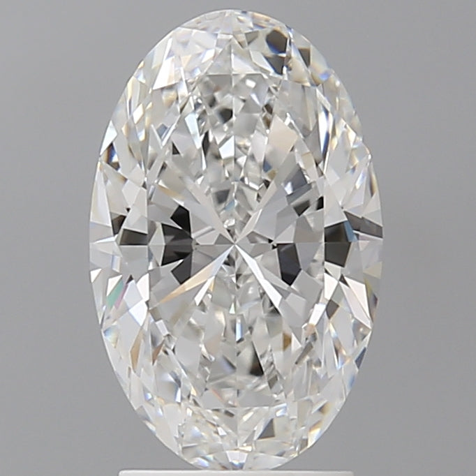 2.55 Carat Oval Shaped, Ideal Cut, E Color, VVS2 Clarity, IGI Certified Lab Grown Diamond