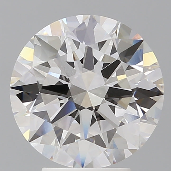 4.08 Carat Round Shaped, Excellent Cut, F Color, VVS2 Clarity, IGI Certified Lab Grown Diamond