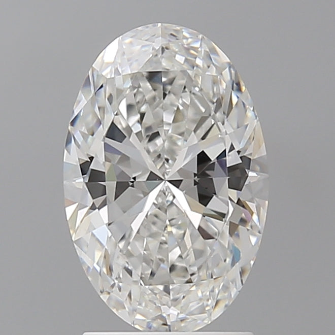 2.10 Carat Oval Shaped, Ideal Cut, E Color, VVS2 Clarity, IGI Certified Lab Grown Diamond