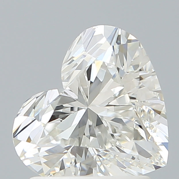1.60 Carat Heart Shaped, Ideal Cut, F Color, VVS2 Clarity, IGI Certified Lab Grown Diamond
