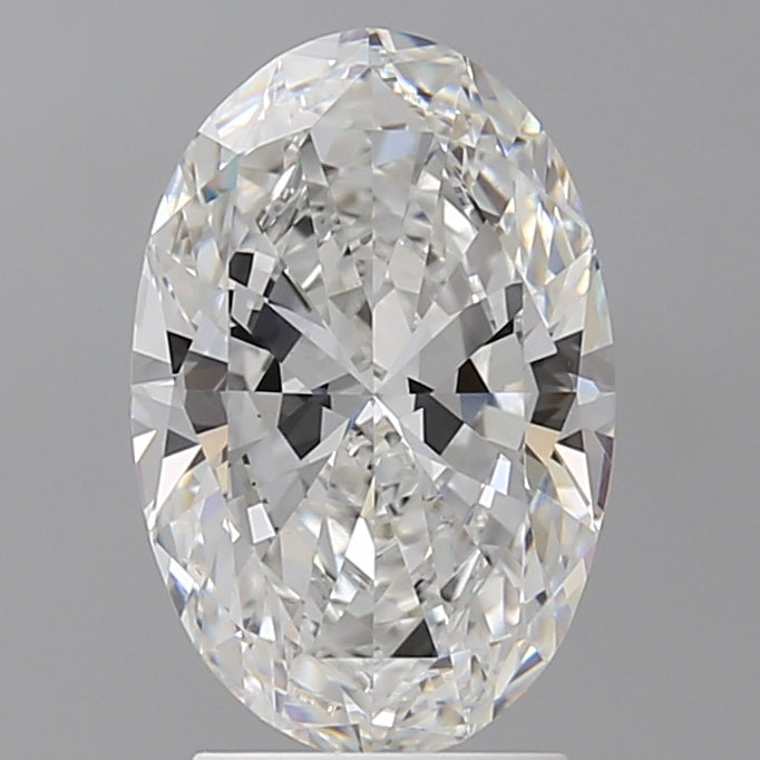 2.59 Carat Oval Shaped, Ideal Cut, E Color, VVS2 Clarity, IGI Certified Lab Grown Diamond